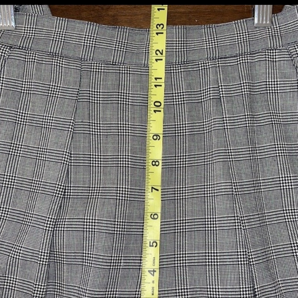 Lauren Ralph Lauren Glen Check High Waisted Cuffed Pants Sz. 8 Petite - Picture 11 of 14